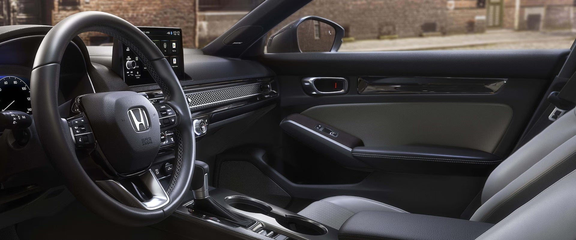 Front interior of 2026 Honda Civic Hatchback for sale near Williamstown, WV