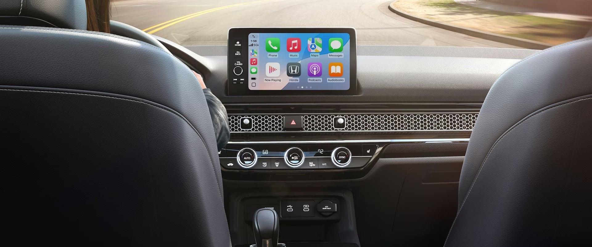 Touchscreen of 2026 Honda Civic Hatchback for sale near Waverly, WV