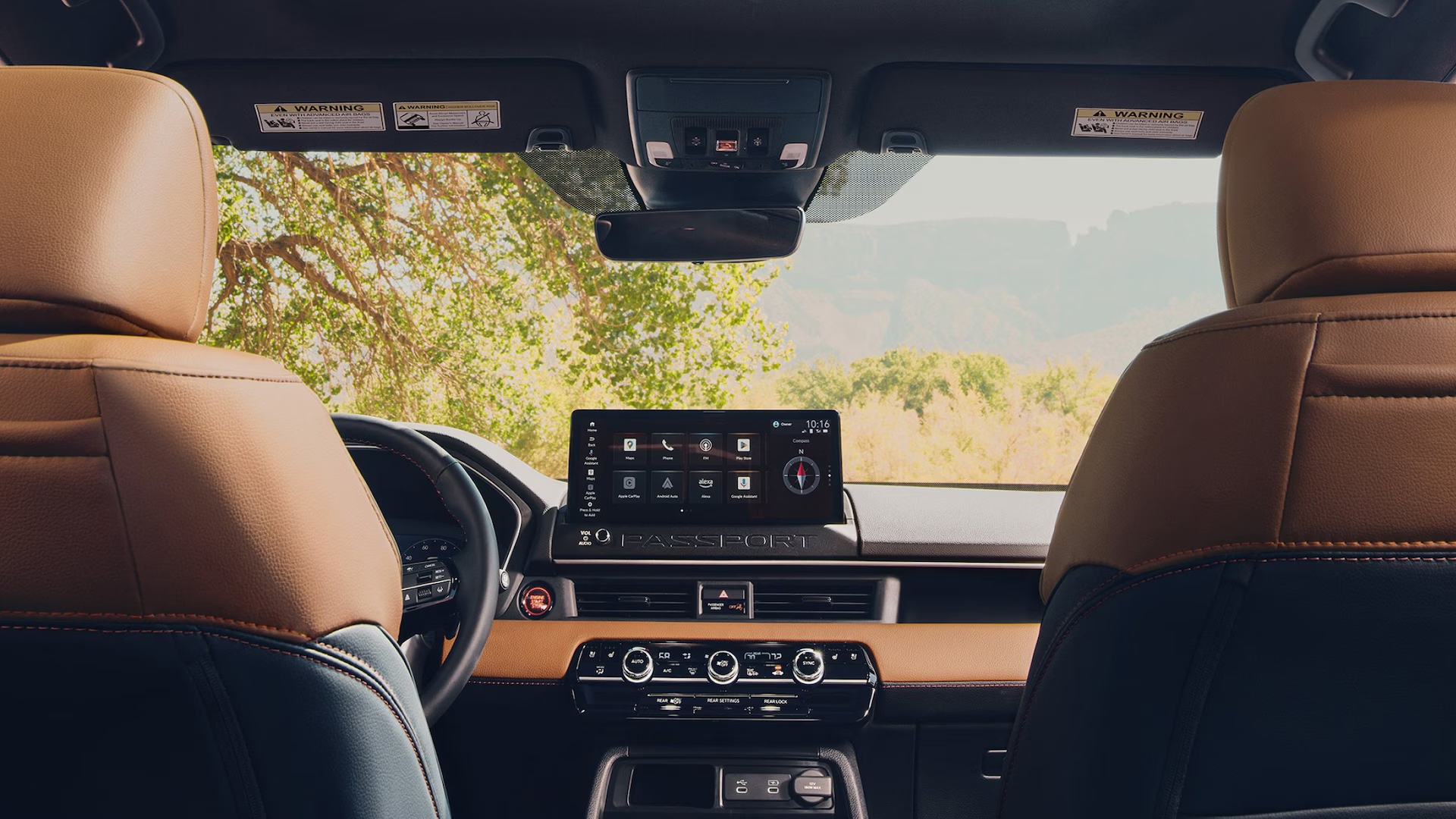 Interior cabin in the 2026 Honda Passport nearby Ripley, WV