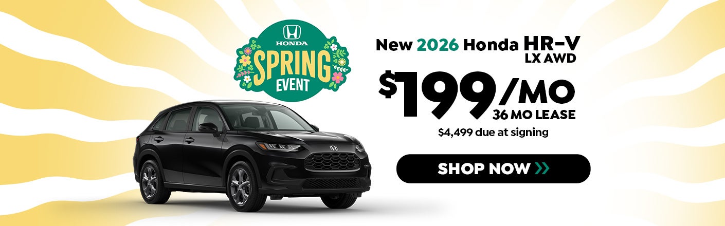 New 2026 Honda HR-V LX AWD Offer in Parkersburg, WV