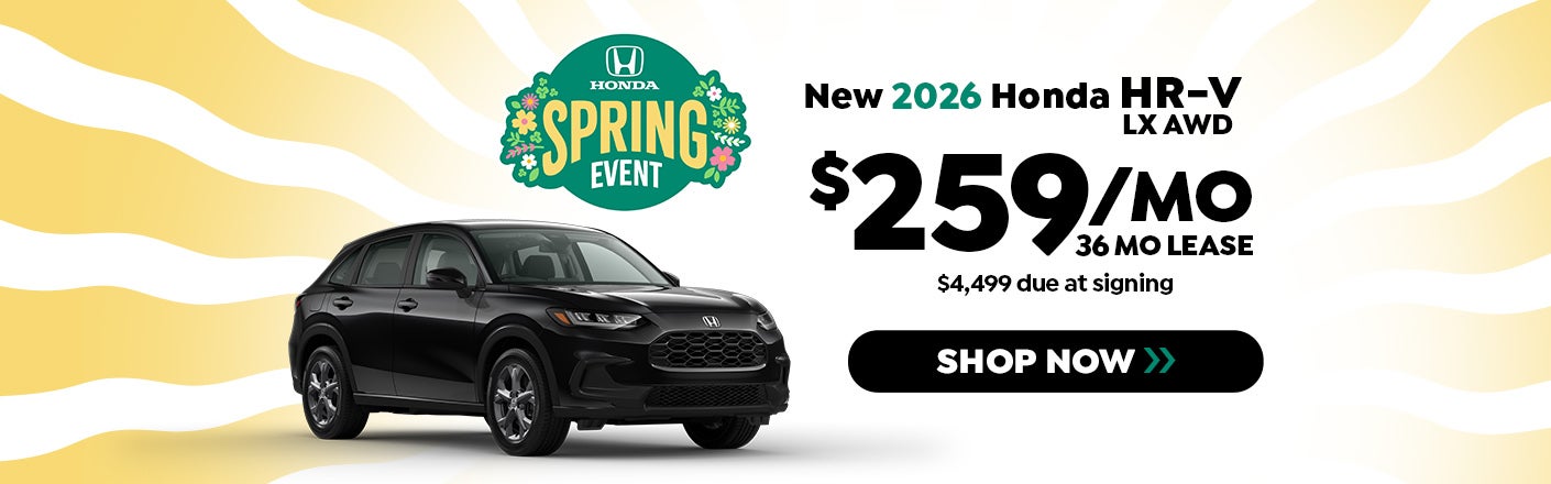 New 2026 Honda HR-V LX AWD offer in Parkersburg, WV