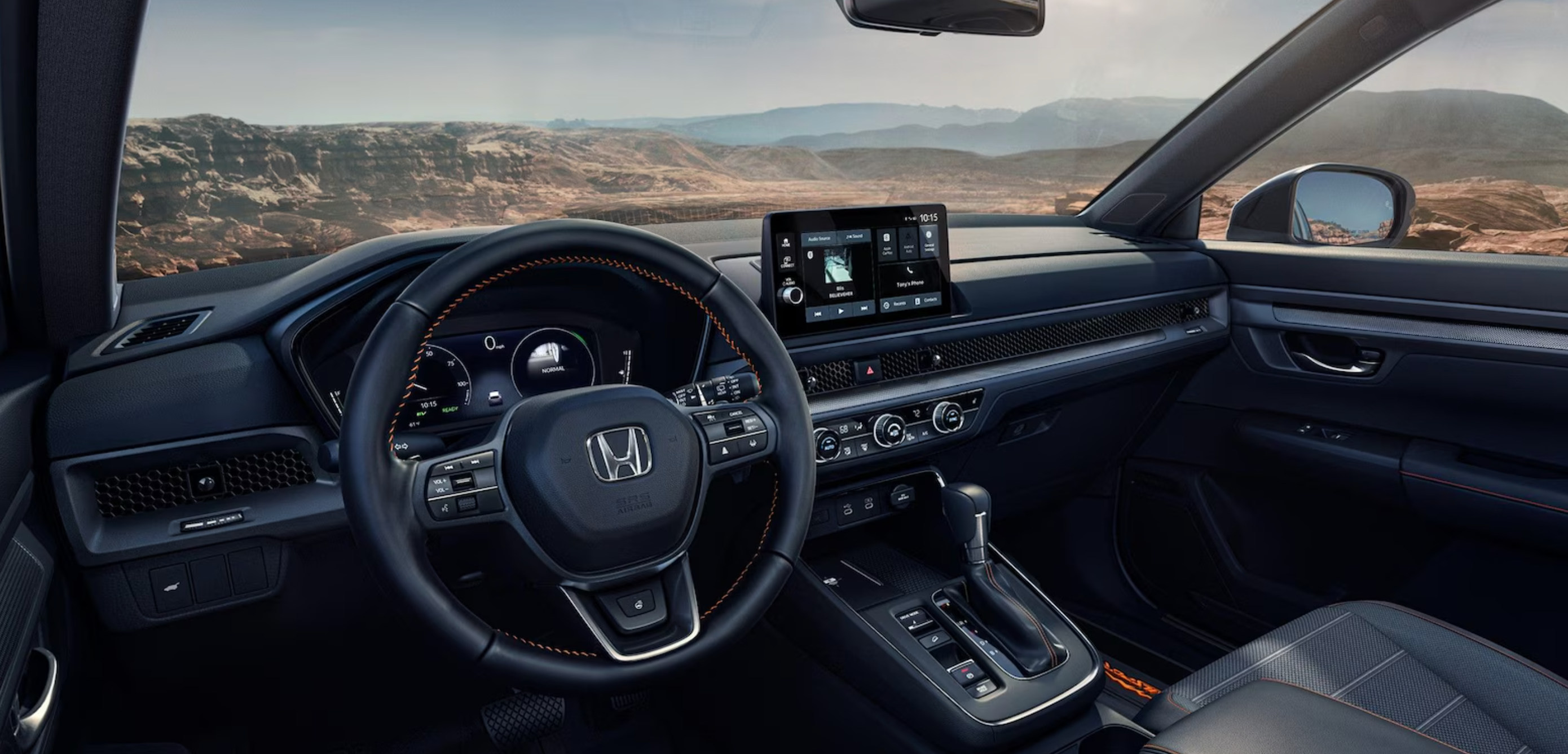 2026 Honda CR-V TrailSport Hybrid interior in Black Cloth for sale in Waverly, WV