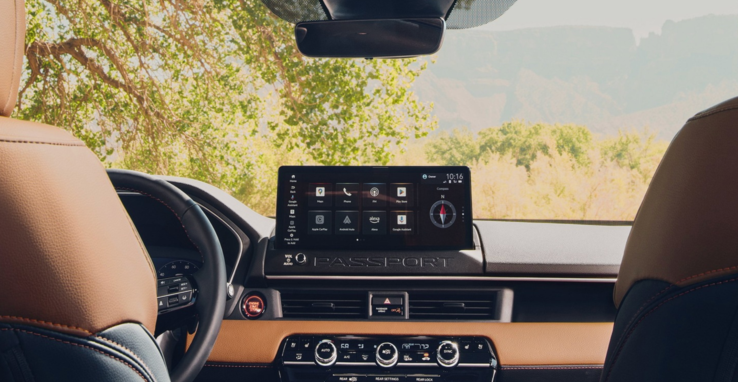 Interior of new 2026 Honda Passport for sale near Williamstown, WV