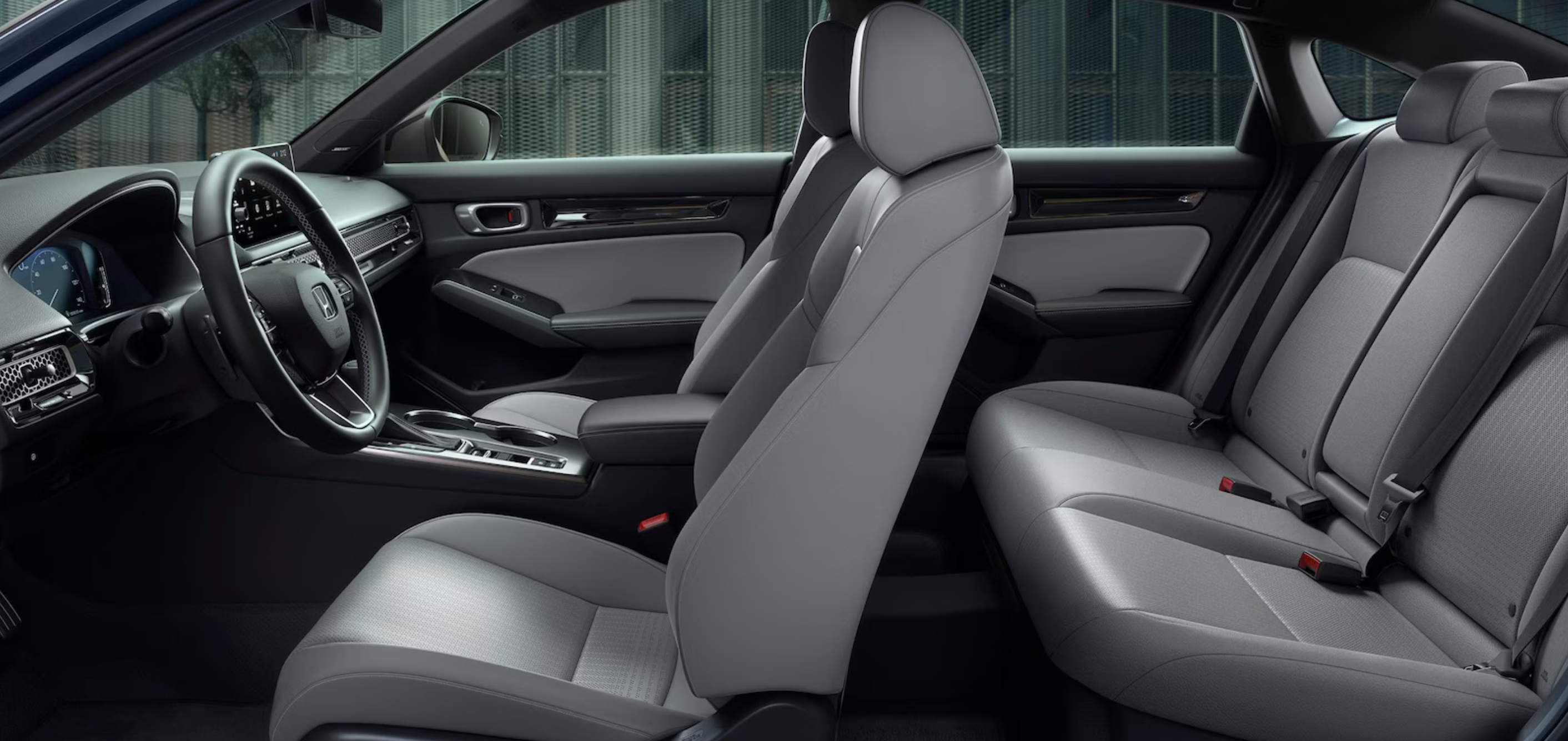 2026 Honda Civic Gray Leather Interior Seating - Nearby Ripley