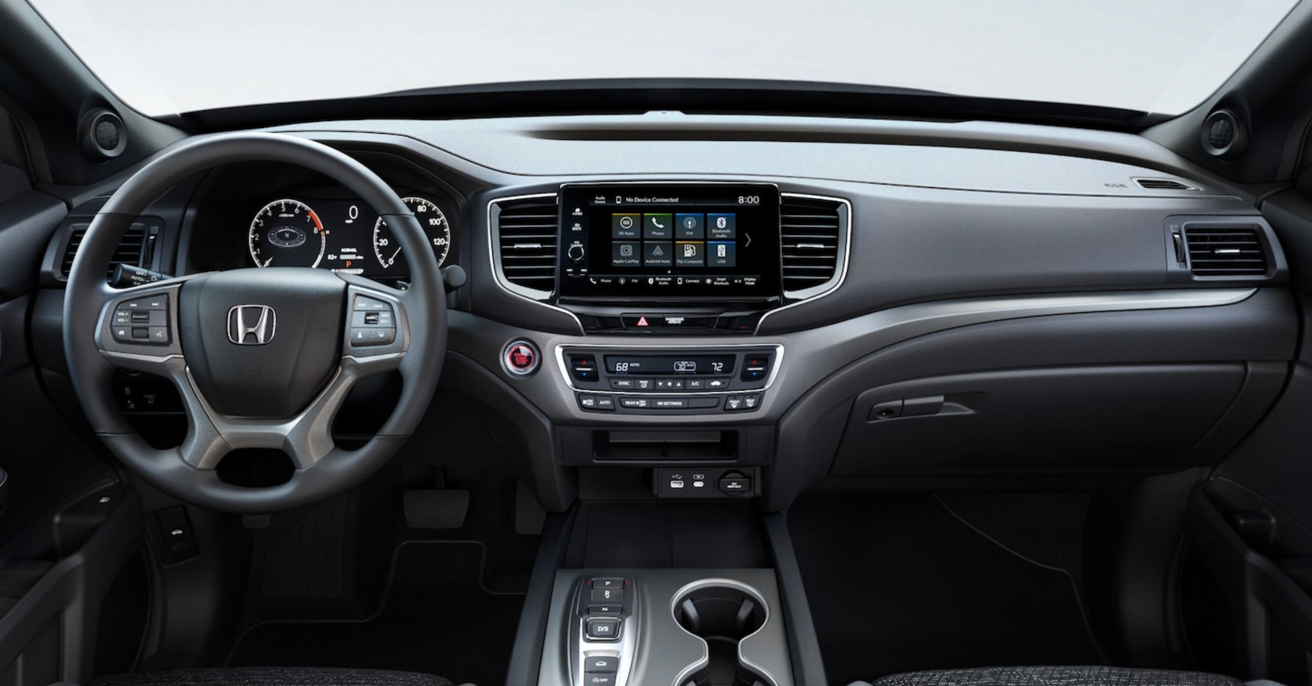 Interior of the 2026 Honda Ridgeline near Marietta