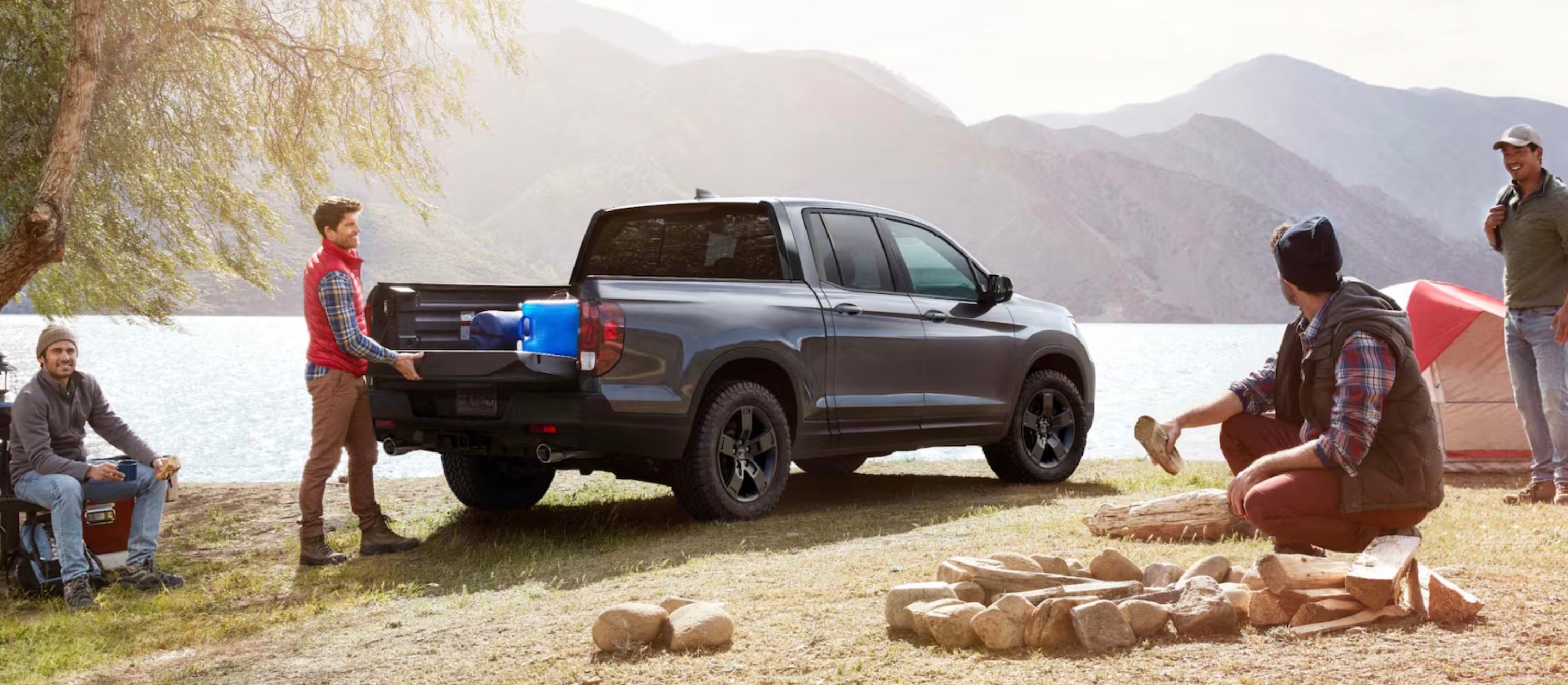 2026 Honda Ridgeline TrailSport shown in Modern Steel Metallic for sale near Waverly